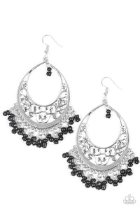Paparazzi ~ Malibu Mamba ~ Black Earrings