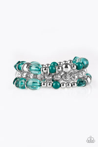 Paparazzi ~ Malibu Marina ~ Green Bracelet