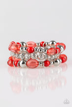 Load image into Gallery viewer, Paparazzi ~ Malibu Marina ~ Red Bracelet