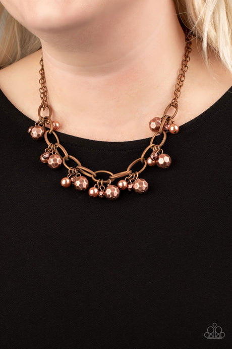 Paparazzi ~ Malibu Movement ~ Copper Necklace Set