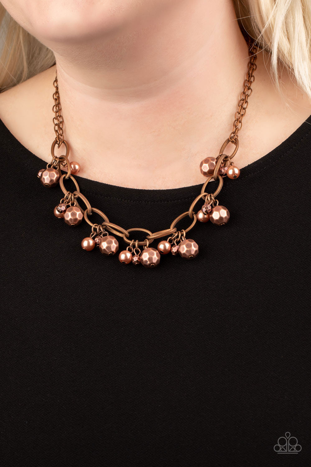 Paparazzi ~ Malibu Movement ~ Copper Necklace Set
