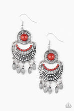 Load image into Gallery viewer, Paparazzi ~ Mantra to Mantra ~ Red Earrings
