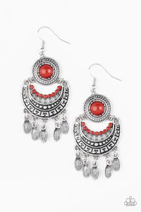Paparazzi ~ Mantra to Mantra ~ Red Earrings