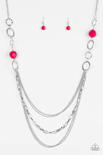 Load image into Gallery viewer, Paparazzi ~ Margarita Masquerades ~ Pink Necklace Set