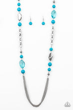 Load image into Gallery viewer, Paparazzi ~ Marina Majesty ~ Blue Necklace Set