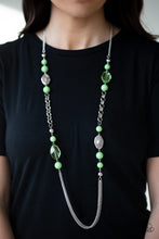 Load image into Gallery viewer, Paparazzi ~ Marina Majesty ~ Green Necklace Set