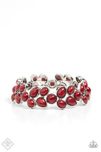 Load image into Gallery viewer, Paparazzi ~ Mediterranean Mystery ~ Red Necklace and Bracelet Set (Fashion Fix Exclusive)