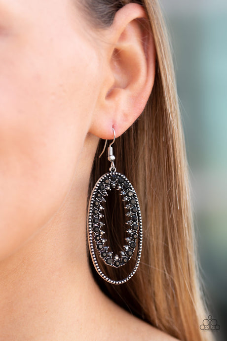 Paparazzi ~ Marry Into Money ~ Black Earrings