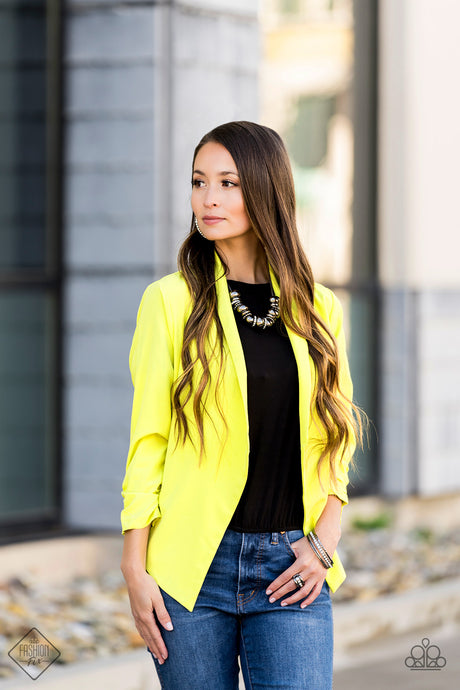 Paparazzi ~ Magnificent Musings ~ Fashion Fix Complete Trend Blend ~ Black Necklace Set