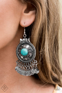 Paparazzi ~ Simply Santa Fe ~ Fashion Fix Complete Trend Blend ~ Blue Turquoise Necklace Set