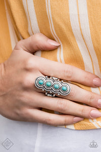 Paparazzi ~ Simply Santa Fe ~ Fashion Fix Complete Trend Blend ~ Blue Turquoise Necklace Set