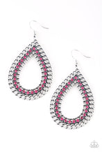 Load image into Gallery viewer, Paparazzi ~ Mechanical Marvel ~ Pink Earrings