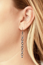 Load image into Gallery viewer, Paparazzi ~ Mechanical Mayhem ~ Black Gunmetal Necklace Set