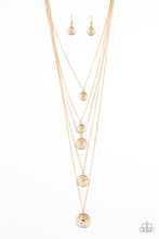 Load image into Gallery viewer, Paparazzi ~ Medallion Marvel ~ Gold Necklace Set