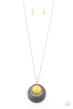 Load image into Gallery viewer, Paparazzi ~ Medallion Meadow ~ Yellow Necklace Set