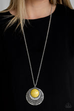 Load image into Gallery viewer, Paparazzi ~ Medallion Meadow ~ Yellow Necklace Set