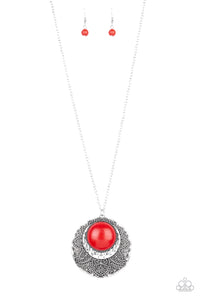 Paparazzi ~ Medallion Meadow ~ Yellow Necklace Set