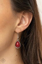 Load image into Gallery viewer, Paparazzi ~ Mediterranean Mystery ~ Red Necklace and Bracelet Set (Fashion Fix Exclusive)