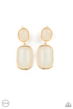 Load image into Gallery viewer, Paparazzi ~ Meet Me At The Plaza ~ Gold Clip-On Earrings