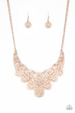 Load image into Gallery viewer, Paparazzi ~ Mess With The Bull ~ Rose Gold Necklace Set