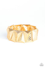 Load image into Gallery viewer, Paparazzi ~ Metallic Geode ~ Gold Bracelet