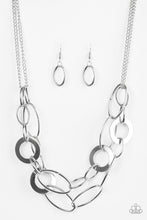 Load image into Gallery viewer, Paparazzi - Metallic Maverick - Silver Necklace - Klassy Jewelz Boutique