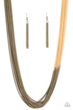 Load image into Gallery viewer, Paparazzi ~ Metallic Merger ~ Brass Necklace Set