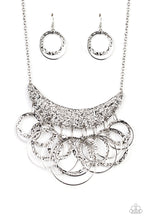 Load image into Gallery viewer, Paparazzi ~ Metro Eclipse ~ Silver Necklace Set