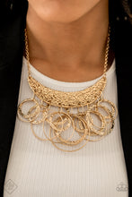 Load image into Gallery viewer, Paparazzi ~ Metro Eclipse ~ Gold Necklace (Fashion Fix Exclusive)