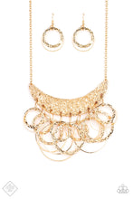 Load image into Gallery viewer, Paparazzi ~ Metro Eclipse ~ Gold Necklace (Fashion Fix Exclusive)