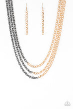 Load image into Gallery viewer, Paparazzi ~ Metro Madness ~ Gold Necklace Set