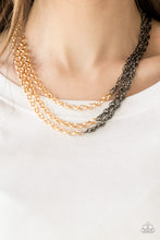 Load image into Gallery viewer, Paparazzi ~ Metro Madness ~ Gold Necklace Set