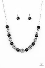 Load image into Gallery viewer, Paparazzi ~ Metro Majestic ~ Black Necklace Set