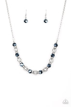 Load image into Gallery viewer, Paparazzi ~ Metro Majestic ~ Blue Necklace Set