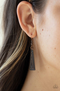 Paparazzi ~ Metro Mane ~ Copper Necklace Set