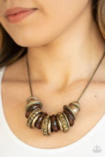 Load image into Gallery viewer, Paparazzi ~ Metro Mantra ~ Brass Necklace Set