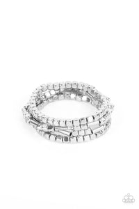 Paparazzi ~ Metro Materials ~ Gold Bracelet (Fashion Fix Exclusive)