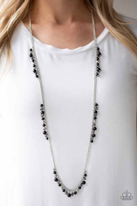 Paparazzi ~ Miami Mojito ~ Black Necklace Set