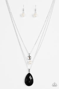 Paparazzi ~ Midnight Martinis ~ Black Necklace Set