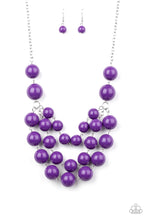 Load image into Gallery viewer, Paparazzi ~ Miss Pop-YOU-larity ~ Purple Necklace Set