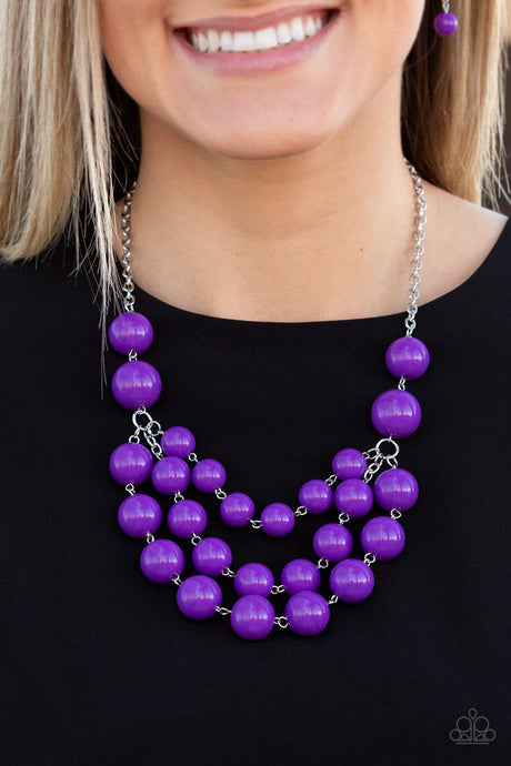 Paparazzi ~ Miss Pop-YOU-larity ~ Purple Necklace Set