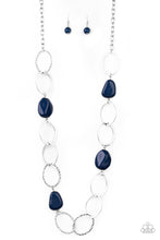 Load image into Gallery viewer, Paparazzi ~ Modern Day Malibu ~ Blue Necklace Set
