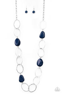 Paparazzi ~ Modern Day Malibu ~ Blue Necklace Set
