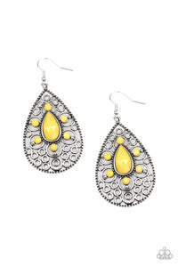 Paparazzi ~ Modern Garden ~ Yellow Earrings
