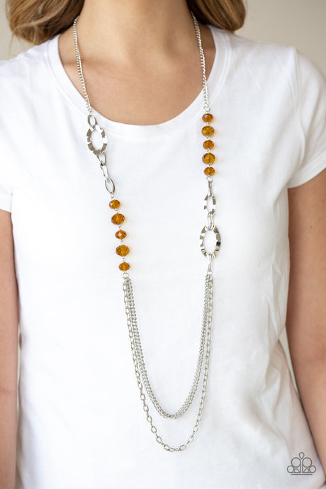 Paparazzi ~ Modern Girl Glam ~ Brown Necklace Set
