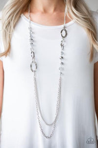 Paparazzi -Modern Girl Glam - Silver Necklace - Klassy Jewelz Boutique