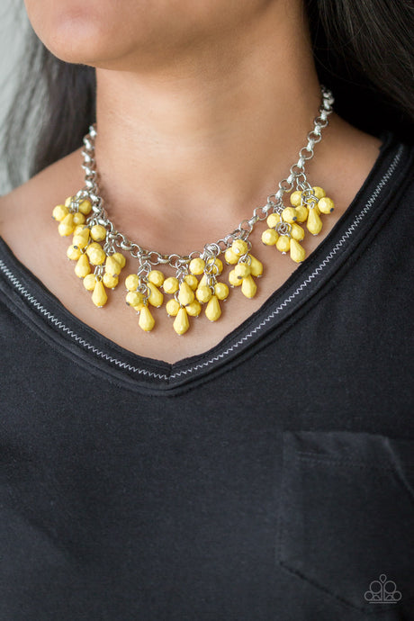 Paparazzi ~ Modern Macarena ~ Yellow Necklace Set