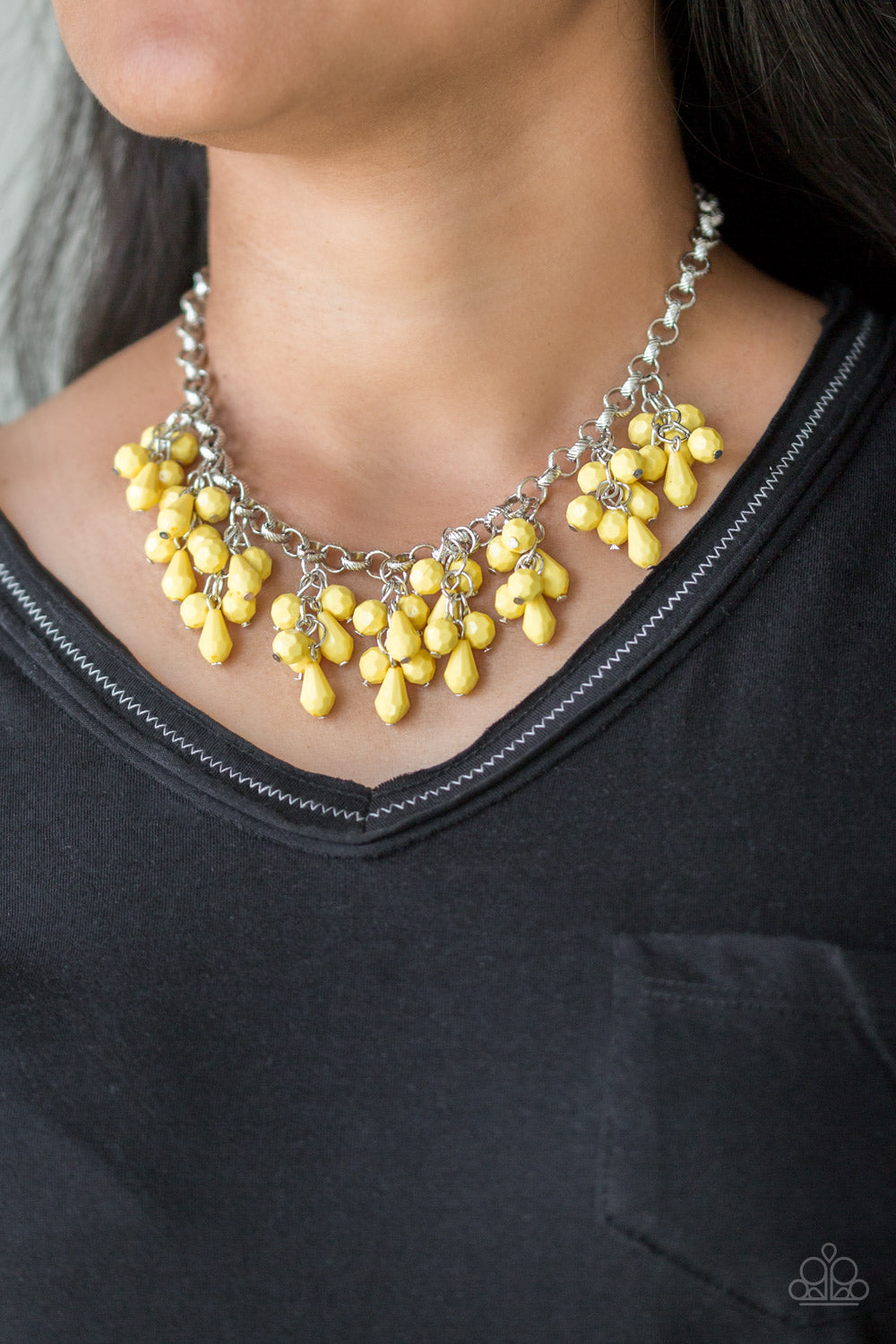 Paparazzi ~ Modern Macarena ~ Yellow Necklace Set