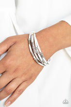 Load image into Gallery viewer, Paparazzi ~ Modern Magnetism ~ White Bracelet with Magnetic Closure