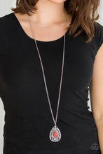 Load image into Gallery viewer, Paparazzi ~ Modern Majesty ~ Orange Necklace Set